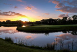 Sunset at the 18th