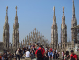 Crowd on the Duomo roof