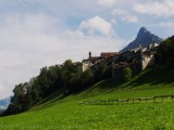 Gruyere castle and village