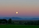 Moonset over Promontory Mountians - Northrrn Utah