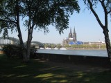 Kln (Cologne). View from the Kennedy  Embankment