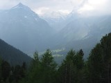 Val Bregaglia/Bergell. View from Maloja