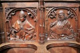 Njera. Monasterio de Santa Mara la Real-Silleria del Coro