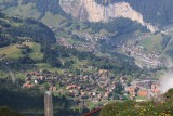 Lauterbrunnen Valley. View from the Mnnlichen