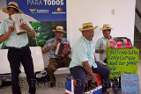 Merengue buskers playing at the Mount Isabel de Torres cable car station