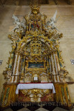 Side altar with remains of Saint Felix martyr in Saint Mary of the Assumption basilica Arcos de la Frontera Spain