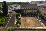 View of the Royal Stables of the Permanent Andalusian horse Equestrian show Cordoba