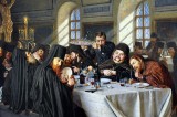 Vasily Perov - Monastery refectory (1865-1876), detail - 9339