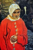 Andrei Ryabushkin - 17th century street on a public holiday (1895), detail - 9531