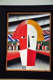 Kazimir Malevitch - Head of a peasant (1908-1909) - 9709