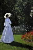 Claude Monet - Lady in the garden (1867), detail - 0773