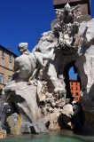 Fountain of the Four Rivers (1651), Bernini, Piazza Navona - 4484