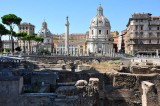 Foro Traiano, Trajan's column and  Santissimo Nome di Maria Church - 4740