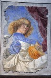 Melozzo degli Ambrosi, called da Forli (1438-1494) - Music making angels, cherubs and apostles heads, Santi Apostoli -2635