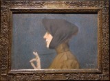Lucien Lévy-Dhurmer - La femme à la médaille, 1896  - Musée d'Orsay - 2075