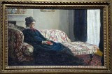 Claude Monet - La méditation, Madame Monet au canapé (1871) - Musée d'Orsay - 5364