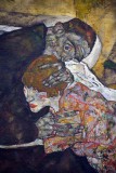 Egon Schiele - Death and Maiden (Man and girl), detail, 1915 - Leopold Museum, Vienna - 4890