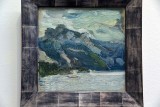 Richard Gerstl - Lake Traun with mountain Sleeping Greek woman, 1907 - Leopold Museum, Vienna - 5023