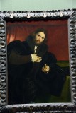 Lorenzo Lotto - Man with a golden paw (Leonino Brembate?), 1524-25 - Kunsthistorisches Museum, Vienna - 4300