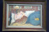 George Lemmen - Au lit, ou La femme au chat (1900) - Musée d'Orsay - 3158