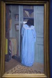 Félix Vallotton - Intérieur, femme en bleu fouillant dans une armoire, 1903 - Musée d'Orsay - 3300