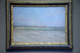 Piet Mondrian - Paysage de polder avec un train à l'horizon, 1906-1907 - Musée d'Orsay -  -3317