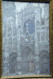 Claude Monet - La cathédrale de Rouen. Le portail, temps gris, ou Harmonie grise (1892) - Musée d'Orsay - 3346