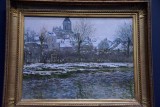 Claude Monet - Effet de neige à Vétheuil, ou Eglise de Vétheuil, neige (1878-79) - Musée d'Orsay - 3406