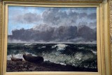 Gustave Courbet - La mer orageuse, ou La vague (1870) - Musée d'Orsay - 3543