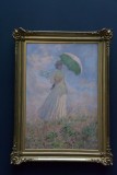 Claude Monet - Essai de figure en plein air: Femme à l'ombrelle tournée vers la droite (1886) - Musée d'Orsay -  3560