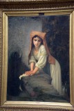 Ernest Herbert - La lavandera, ou Jeune lavandière songeuse (1869) - Musée d'Orsay -  3571