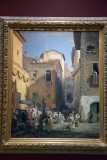 Oswald Achenbach - Une fête à Genazzano (1865) - Musée d'Orsay - 3581