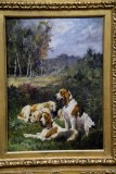 Olivier de Penne - Quatre chiens de chasse - Auberge Ganne - Barbizon - 7813