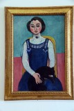 Henri Matisse - Fillette au chat noir (Marguerite), 1910 - 7161