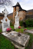 GORGES du TARN. BROUSSE le Chateau.The Old Cimetery