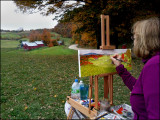 Artist at Jenne Farm