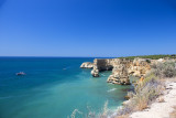 LA plage de Marinha en Algarve