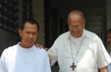 Fr. Angelito Lito Caliwag with Archbishop Emeritus Carmelo F. Morelos