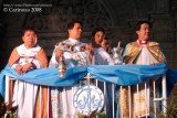 Fr. Johann Sebastian, Fr. Jay Lina, and Fr. Aloysius Alio