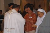 Communion with Rev. Msgr. Vicente D. Bauson