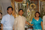 Rev. Fr. Mar DJ Arenas, his brother Mr. Victor Arenas, and Mrs. Zenaida D. Arenas