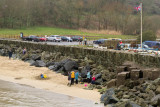 Week 09 - North Sands in the rain - Sandcastle.jpg