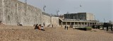 The beach between the Round Tower and the Square Tower.