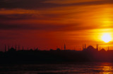 Sunset over Sultanahmet