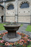 In the cathedral cloister