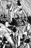 Old Witch Doctor Portrait B&W