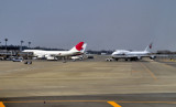 JAL B-747/400 at Narita