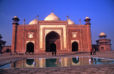 Taj Mosque and Reflection 