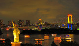 Liberty, RaimbowBridge and Tokyo Tower