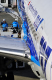 ANA Ground Crew On A Boeing 787